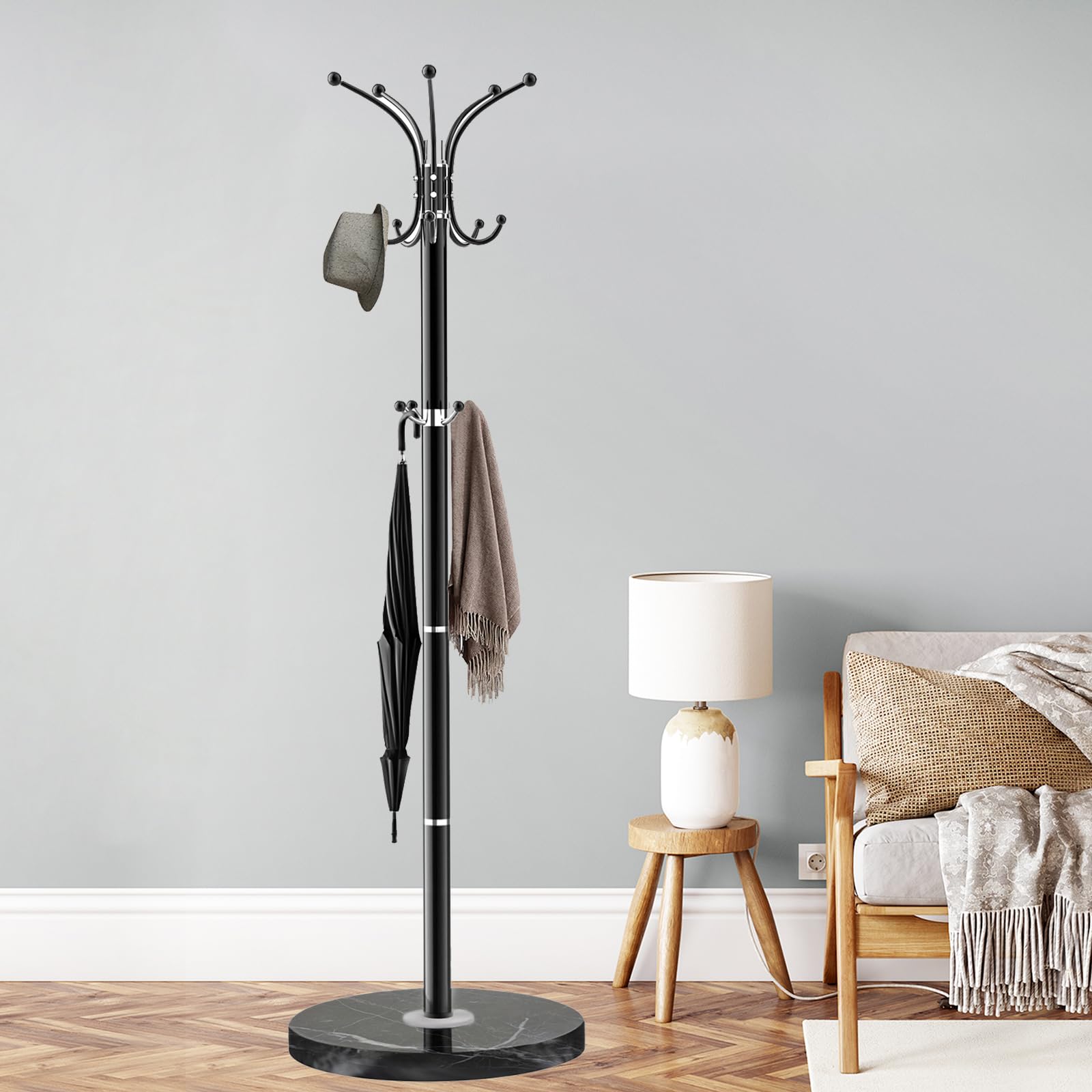 Amazon.com: ZOZOE Metal Coat Rack Stand, Modern Coat Rack